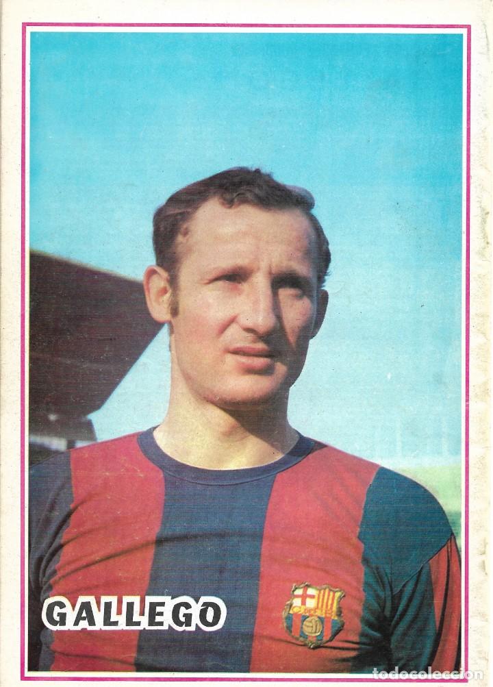 Coleccionismo deportivo: BAR&Ccedil;A: L&aacute;mina de GALLEGO - Foto 1
