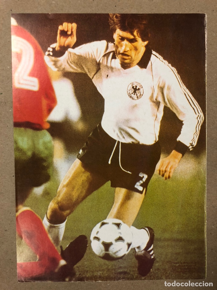 Sammelleidenschaft Sport: MANFRED KALTZ (SELECCI&Oacute;N ALEMANA). POSTER COLECCI&Oacute;N FAMOSOS DEL F&Uacute;TBOL. BIO AL DORSO.
