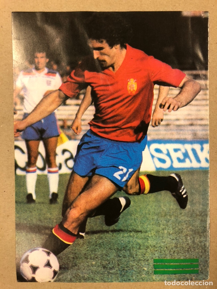 Sammelleidenschaft Sport: JES&Uacute;S MARI ZAMORA (SELECCI&Oacute;N ESPA&Ntilde;OLA). POSTER COLECCI&Oacute;N FAMOSOS DEL F&Uacute;TBOL. BIO AL DORSO.