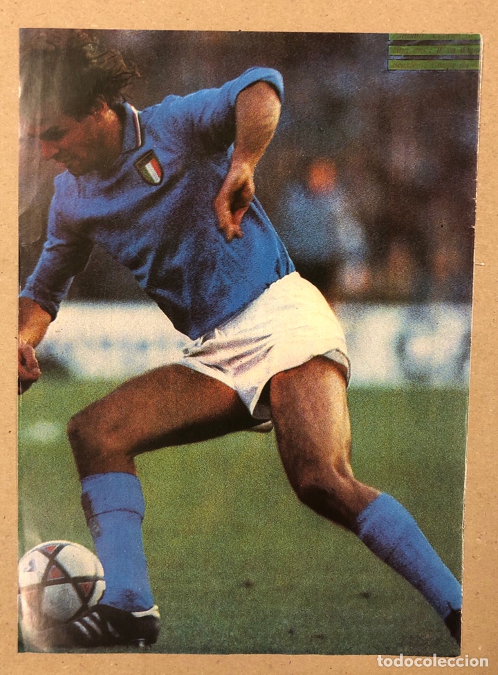 Sammelleidenschaft Sport: ANTONIO CABRINI (SELECCI&Oacute;N ITALIANA). POSTER COLECCI&Oacute;N FAMOSOS DEL F&Uacute;TBOL. BIO AL DORSO.