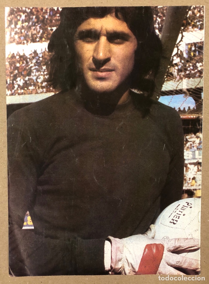 Sammelleidenschaft Sport: UBALDO &ldquo;PATO&rdquo; FILLOL (RIVER PLATE). POSTER COLECCI&Oacute;N FAMOSOS DEL F&Uacute;TBOL. BIO AL DORSO.