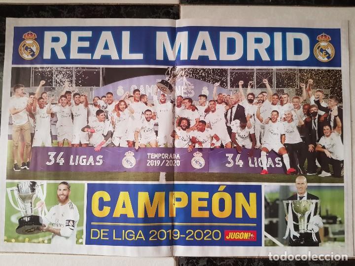 Sammelleidenschaft Sport: P&Oacute;STER PLANTILLA REAL MADRID CAMPEON LIGA 2019-20 / CAZORLA (VILLARREAL) (Jug&oacute;n)