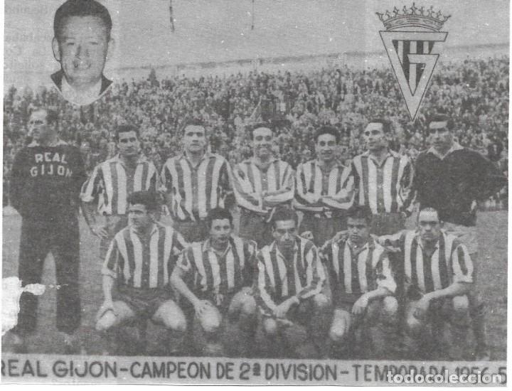 Sammelleidenschaft Sport: REAL SPORTING DE GIJ&Oacute;N: Recorte de un equipo de la temporada 56-57