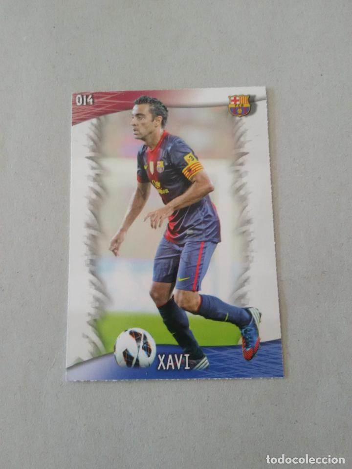 Sammelleidenschaft Sport: N&ordm; 14 XAVI F.C. BARCELONA BAR&Ccedil;A CROMO TARJETA F&Uacute;TBOL FICHAS LIGA 2013-2014 MUNDICROMO 13-14