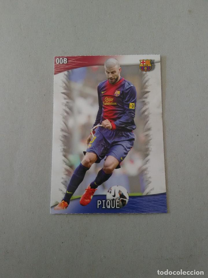Sammelleidenschaft Sport: N&ordm; 8 GERARD PIQU&Eacute; F.C. BARCELONA BAR&Ccedil;A CROMO TARJETA F&Uacute;TBOL FICHAS LIGA 2013-2014 MUNDICROMO 13-14