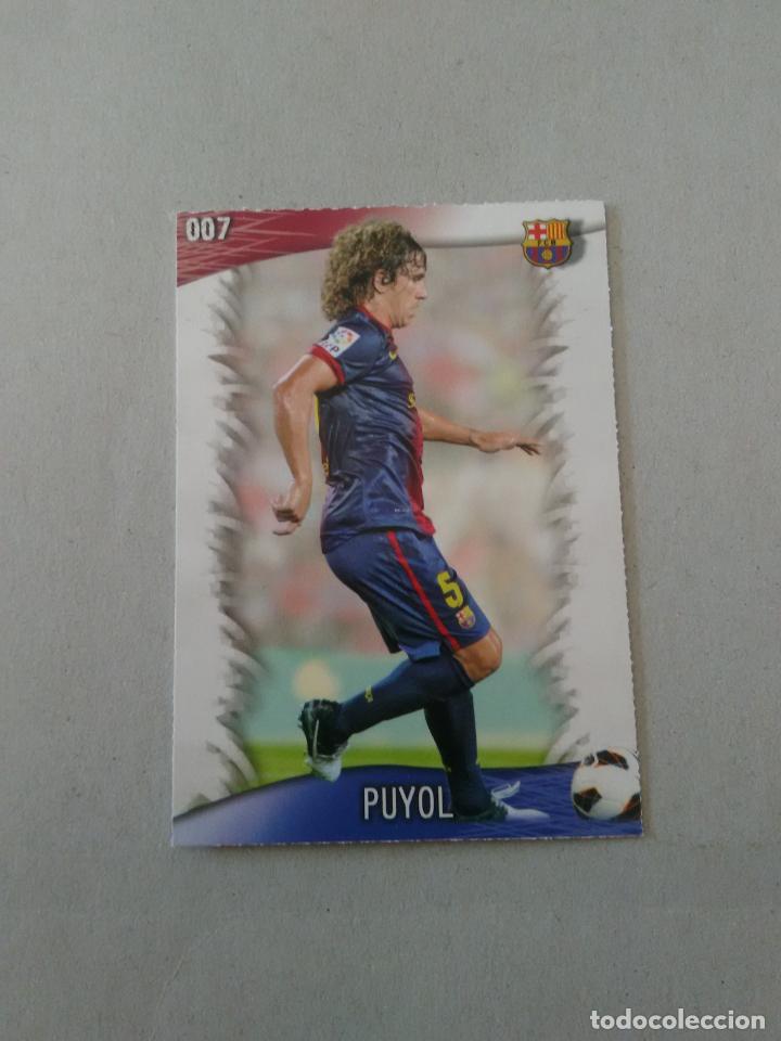 Sammelleidenschaft Sport: N&ordm; 7 CARLES PUYOL F.C. BARCELONA BAR&Ccedil;A CROMO TARJETA F&Uacute;TBOL FICHAS LIGA 2013-2014 MUNDICROMO 13-14