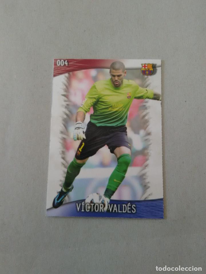 Sammelleidenschaft Sport: N&ordm; 4 V&Iacute;CTOR VALD&Eacute;S F.C. BARCELONA BAR&Ccedil;A CROMO TARJETA F&Uacute;TBOL FICHAS LIGA 2013-2014 MUNDICROMO 13-14