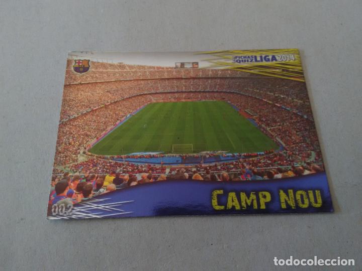 Sammelleidenschaft Sport: N&ordm; 2 CAMP NOU BRILLO LISO F.C. BARCELONA BAR&Ccedil;A CROMO F&Uacute;TBOL FICHAS LIGA 2013-2014 MUNDICROMO 13-14