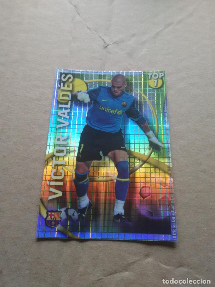 Sammelleidenschaft Sport: 541 VALD&Eacute;S TOP CUADROS AMARILLO BARCELONA BAR&Ccedil;A CROMO F&Uacute;TBOL FICHAS LIGA 2010-2011 MUNDICROMO 10-11