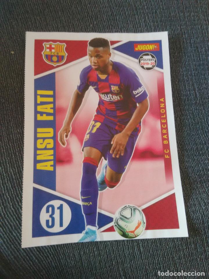 Sammelleidenschaft Sport: ROOKIE ANSU FATI BARCELONA Y SALISU VALLADOLID DOBLE P&Oacute;STER 1 P&Aacute;G REVISTA JUG&Oacute;N 2019-2020 LIGA 19-20