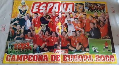 Sammelleidenschaft Sport: P&Oacute;STER DE JUGON ESPA&Ntilde;A CAMPEONA DE EUROPA 2008, CON PEREA Y BARAJA