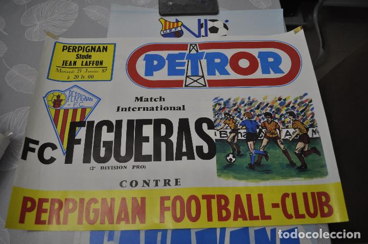 Collezionismo sportivo: EXCELENTE PARTIDO INTERNACIONAL ENTRE PERPIGNAN Y U.E. FIGUERES. CURIOSO E INTERESANTE.