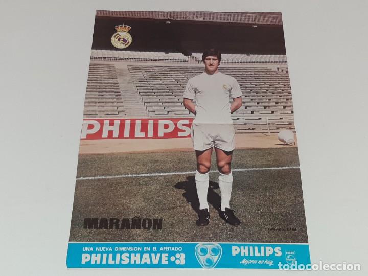 Sammelleidenschaft Sport: ANTIGUO POSTER DEL JUGADOR DE FUTBOL DEL REAL MADRID - MARA&Ntilde;ON - A&Ntilde;OS 70