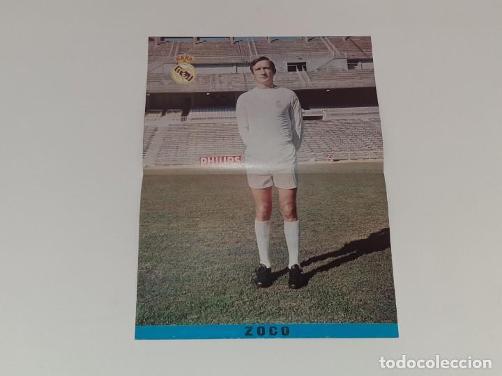 Sammelleidenschaft Sport: ANTIGUO POSTER DEL JUGADOR DE FUTBOL DEL REAL MADRID - ZOCO - A&Ntilde;OS 70