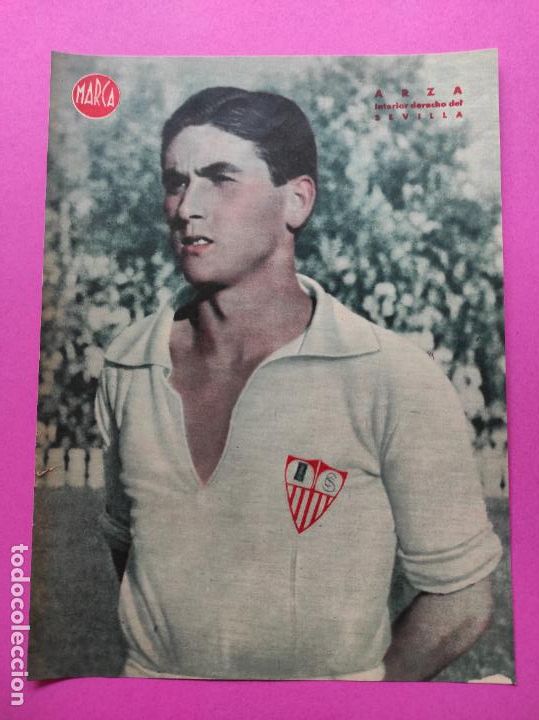 Sammelleidenschaft Sport: LAMINA MARCA - ARZA (SEVILLA FC) - POSTER FUTBOL A&Ntilde;OS 40