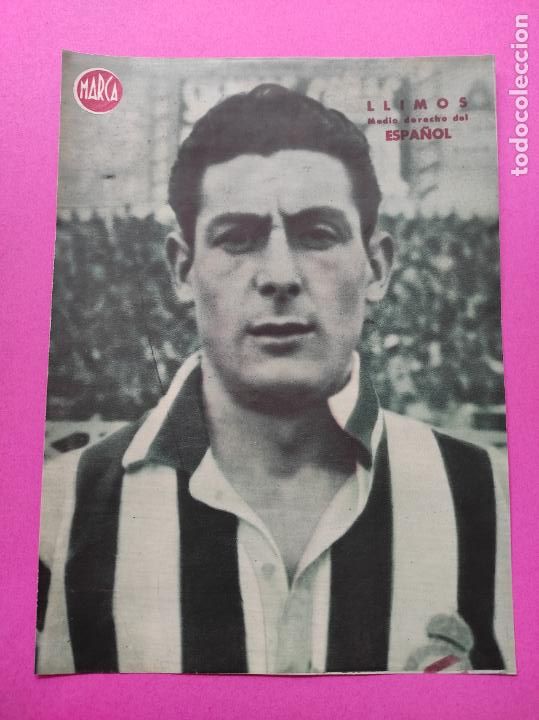 Sammelleidenschaft Sport: LAMINA MARCA - LLIMOS (ESPA&Ntilde;OL) - POSTER FUTBOL A&Ntilde;OS 40 RCD ESPANYOL