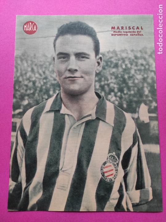 Sammelleidenschaft Sport: LAMINA MARCA - MARISCAL (ESPA&Ntilde;OL) - POSTER FUTBOL A&Ntilde;OS 40 RCD ESPANYOL