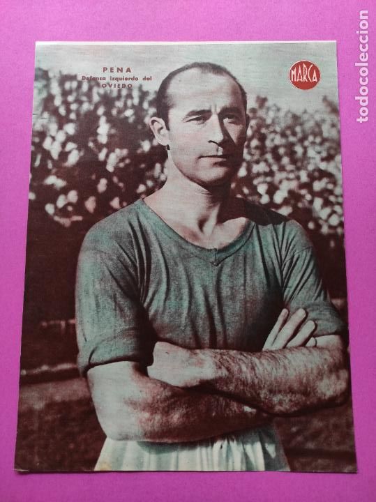 Sammelleidenschaft Sport: LAMINA MARCA - PENA (REAL OVIEDO) - POSTER FUTBOL A&Ntilde;OS 40