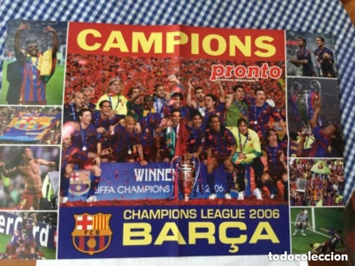 Collezionismo sportivo: Cartel bar&ccedil;a 2006 - pronto - 58x39 cm