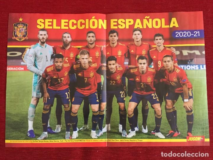 Sammelleidenschaft Sport: CARTEL POSTER ONCE ALINEACION SELECCION ESPA&Ntilde;OLA ESPA&Ntilde;A REVISTA JUGON 2020 2021