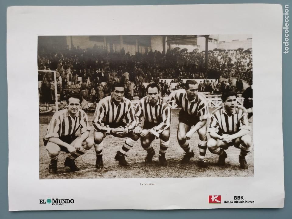 Sammelleidenschaft Sport: LAMINA N&ordm; 34 POSTER ATHLETIC ATLETICO BILBAO IRIONDO VENANCIO ZARRA PANIZO GAINZA SAN MAMES VIZCAYA