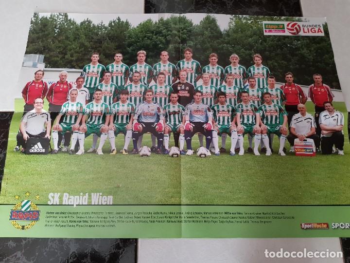 Sammelleidenschaft Sport: P&oacute;ster RAPID VIENA / AUSTRIA VIENA (AUSTRIA)