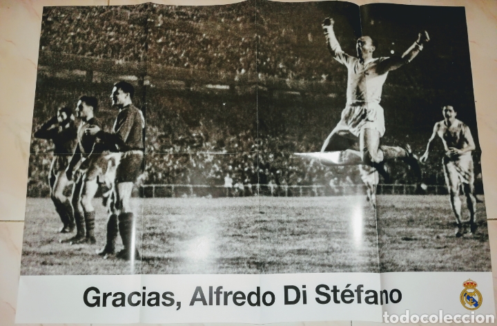 Sammelleidenschaft Sport: REAL MADRID. GRACIAS DIESTEFANO. EL ENVIO ESTA INCLUIDO.