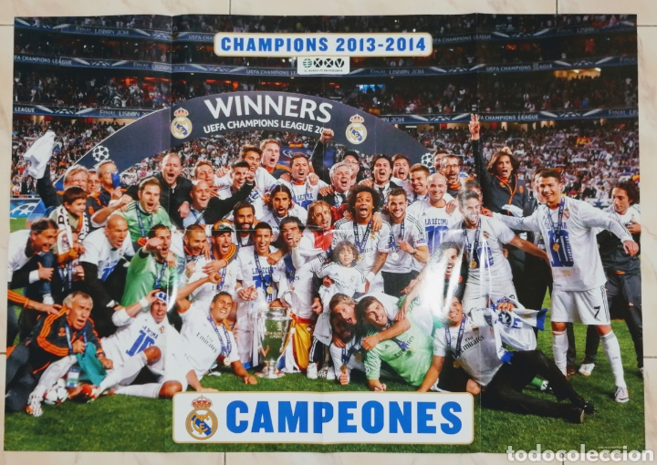Sammelleidenschaft Sport: REAL MADRID. CAMPEONES 2013-2014. ENVIO INCLUIDO.