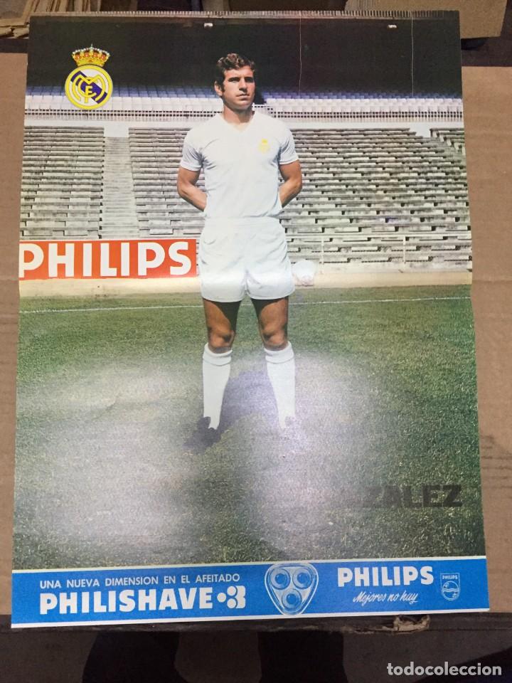 Sammelleidenschaft Sport: CARTEL POSTER OFICIAL REAL MADRID ANTONIO GONZALEZ GONZALEZ
