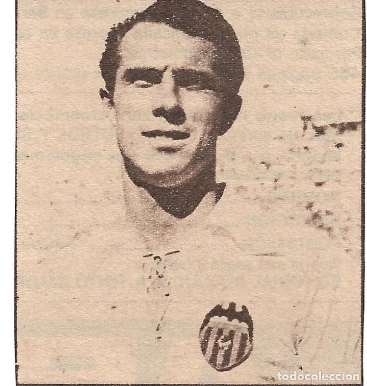 Coleccionismo deportivo: VALENCIA CF: Recorte de BADENES - Foto 1