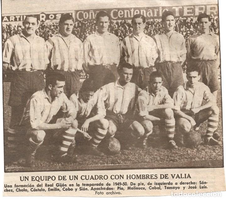 Sammelleidenschaft Sport: REAL SPORTING DE GIJ&Oacute;N: Recorte de un equipo de la temporada 49-50