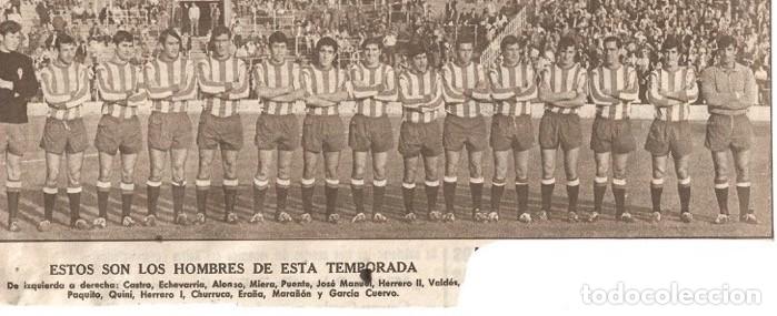 Sammelleidenschaft Sport: REAL SPORTING DE GIJ&Oacute;N: Recorte de la plantilla de la temporada 69-70