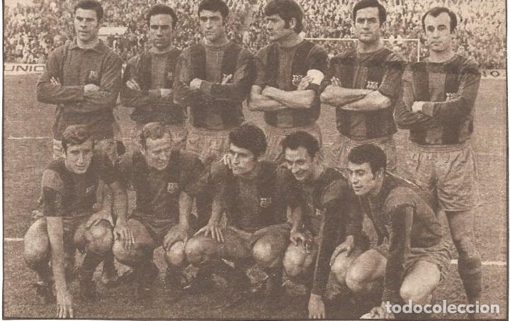 Sammelleidenschaft Sport: BAR&Ccedil;A: Recorte de un equipo de la temporada 69-70