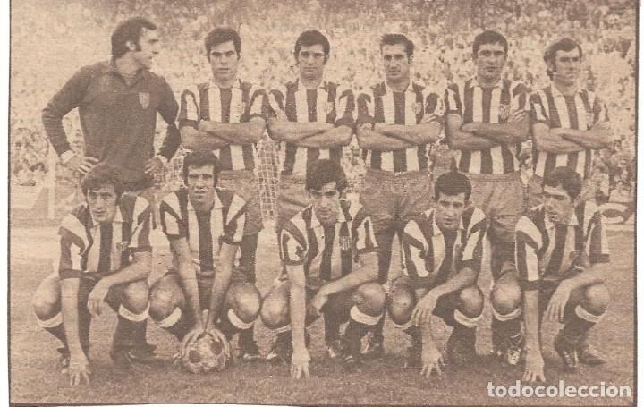 Sammelleidenschaft Sport: ATL&Eacute;TICO DE MADRID: Recorte de un equipo de la temporada 70-71