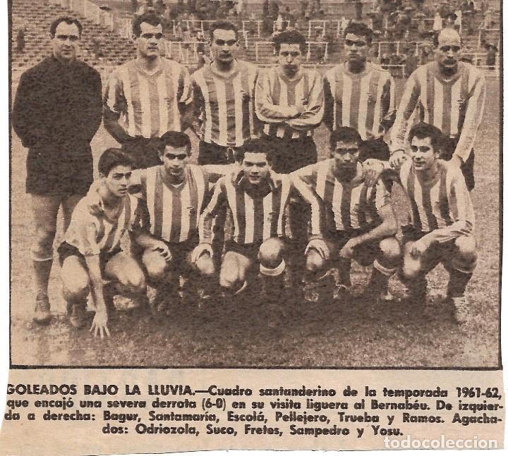 Sammelleidenschaft Sport: RACING DE SANTANDER: Recorte de un equipo de la temporada 61-62