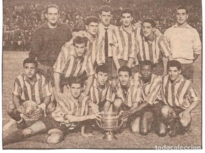 Sammelleidenschaft Sport: ATL&Eacute;TICO DE MADRID: Recorte del equipo Campe&oacute;n de Copa en 1960