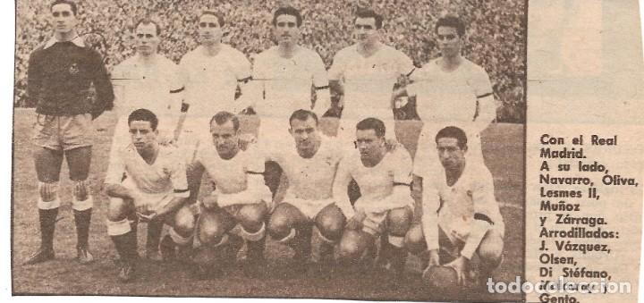 Sammelleidenschaft Sport: REAL MADRID: Recorte de un equipo de la temporada 53-54