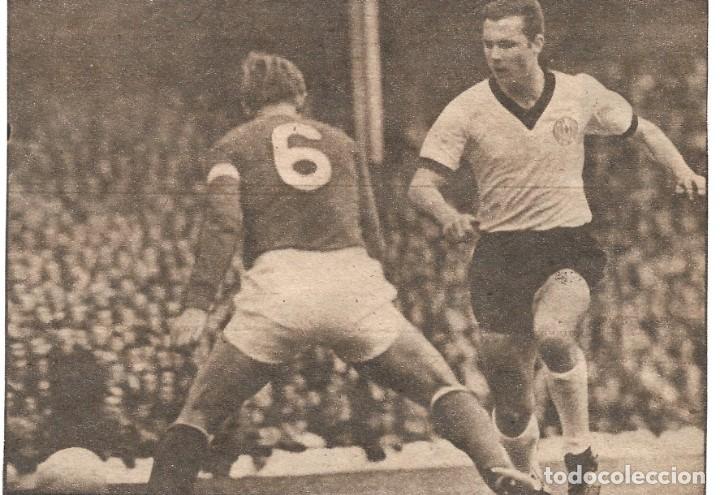 Sammelleidenschaft Sport: Recorte de BECKENBAUER en el Mundial 66. 1970