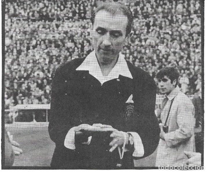 Sammelleidenschaft Sport: Recorte del legendario &aacute;rbitro vizca&iacute;no JUAN GARDEAZ&Aacute;BAL. 1969