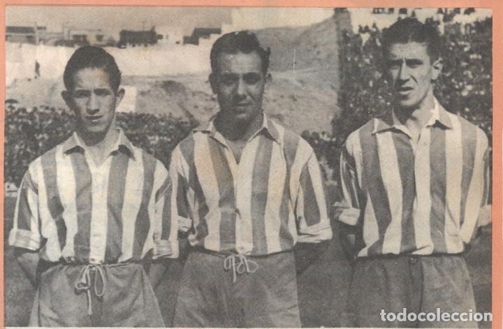 Sammelleidenschaft Sport: REAL SPORTING DE GIJ&Oacute;N: Recorte de la l&iacute;nea media de los a&ntilde;os 40 TAMAYO, CALLEJA y CERVIG&Oacute;N