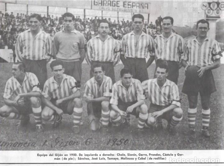 Sammelleidenschaft Sport: REAL SPORTING DE GIJ&Oacute;N: Gran recorte de un equipo de 1950