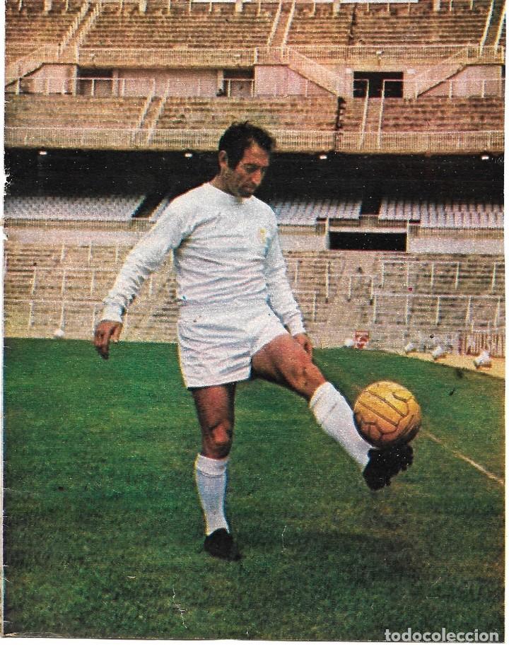 Sammelleidenschaft Sport: REAL MADRID: Recorte de GENTO peloteando.1971