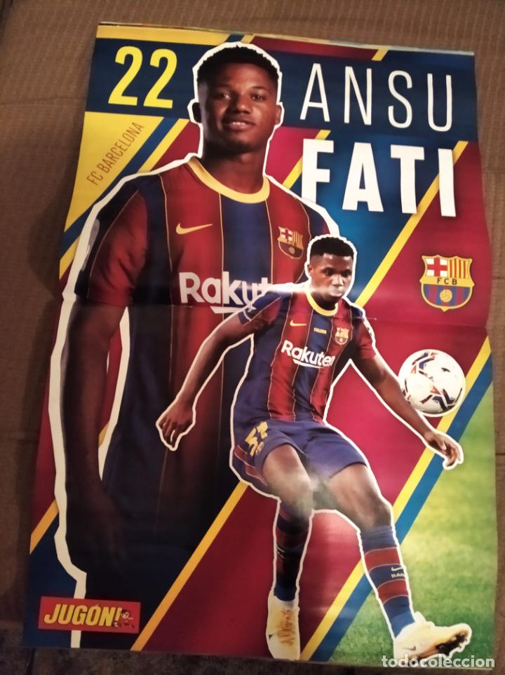 Sammelleidenschaft Sport: POSTER O CARTEL DE ANSU FATI FC BARCELONA NUEVO TEMPORADA 2020 2021