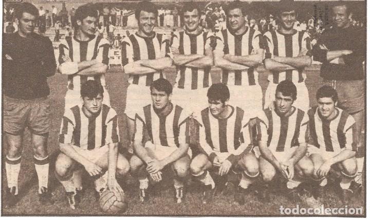 Coleccionismo deportivo: GIMN&Aacute;STICA DE TORRELAVEGA: Recorte de un equipo de los primeros a&ntilde;os 70