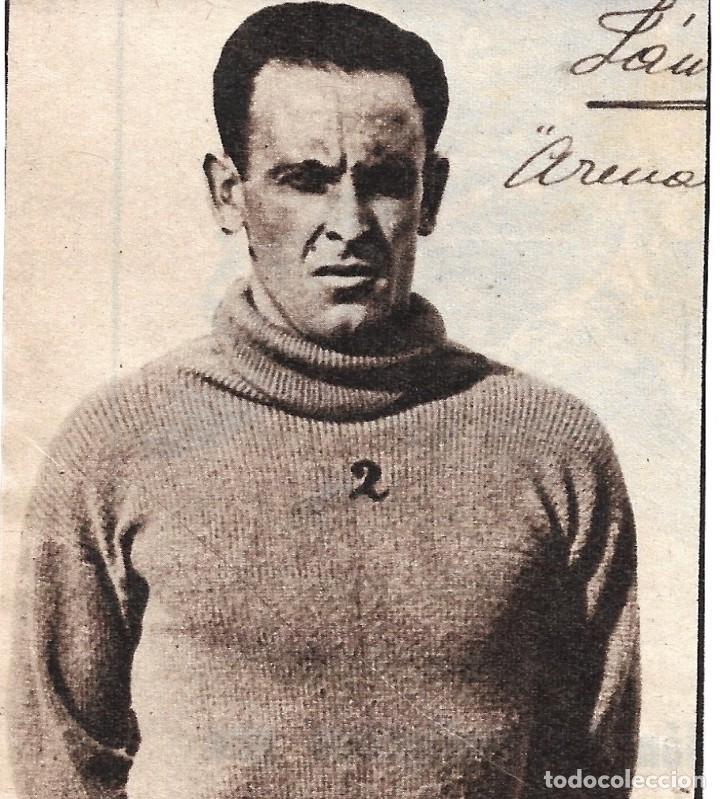 Coleccionismo deportivo: ARENAS DE GUECHO: Recorte de J&Aacute;UREGUI - Foto 1