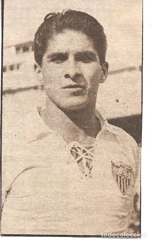 Coleccionismo deportivo: SEVILLA CF: Recorte de AG&Uuml;ERO - Foto 1