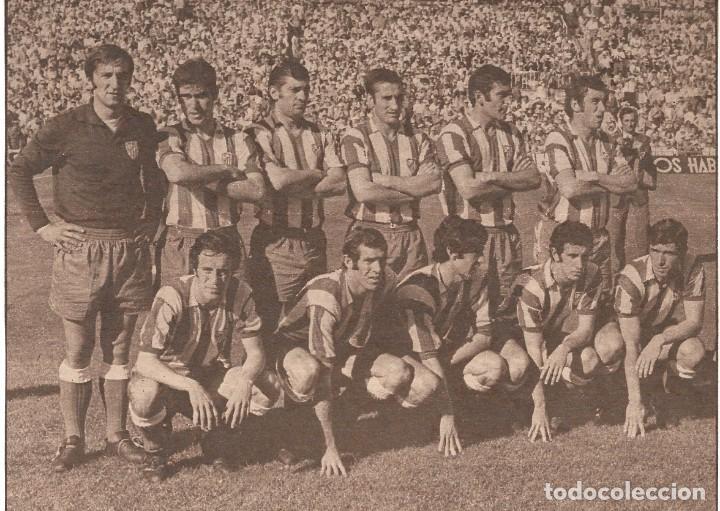 Coleccionismo deportivo: ATL&Eacute;TICO DE MADRID: Gran recorte de un equipo de 1970.