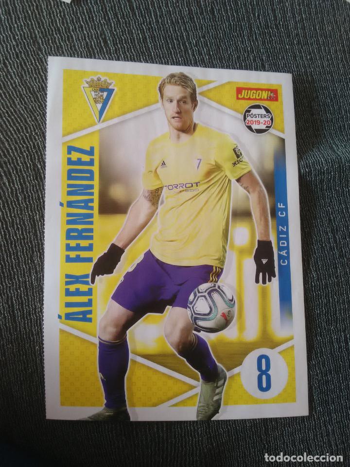 Collectionnisme sportif: &Aacute;LEX FERN&Aacute;NDEZ C&Aacute;DIZ P&Oacute;STER 1 P&Aacute;G REVISTA JUG&Oacute;N 19-20 LIGA F&Uacute;TBOL 2019-2020