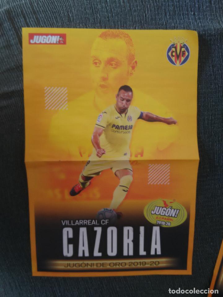 Collectionnisme sportif: SANTI CAZORLA VILLARREAL REAL MADRID CAMPE&Oacute;N LIGA F&Uacute;TBOL 2019-2020 P&Oacute;STER 2 P&Aacute;G REVISTA JUG&Oacute;N 19-20