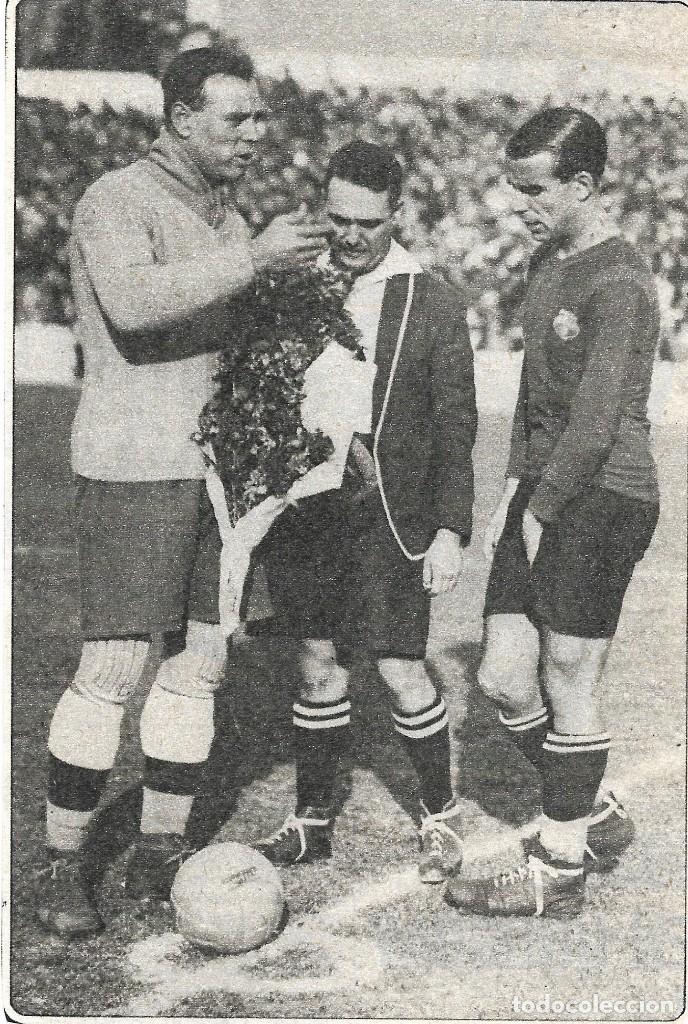 Coleccionismo deportivo: Recorte de ZAMORA y SAMITIER - Foto 1